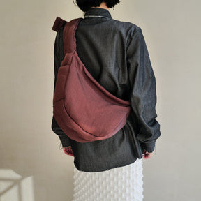 ANNIE PUFFER TOWN MOON BAG / CERATO BRIGHT｜三日月バッグ 軽量 撥水