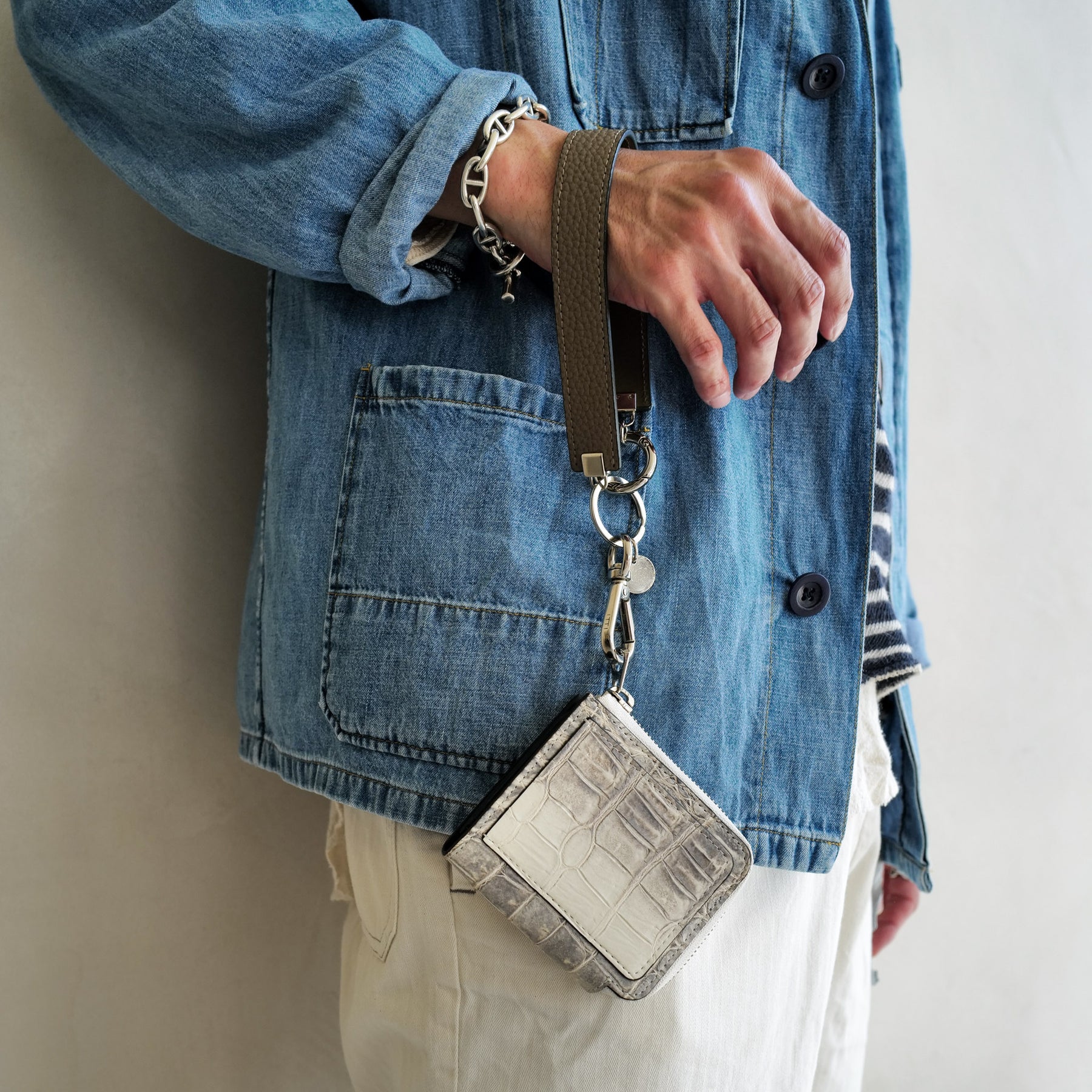 HERRIE WRIST STRAP / DIPLO FJORD｜ペリンガー社製シュランケンカーフ