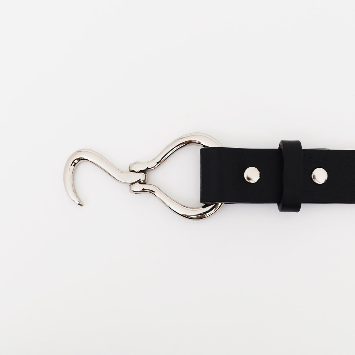 HERRIE HOOK BELT / THUG｜サドルレザー使用 フックバックルベルト