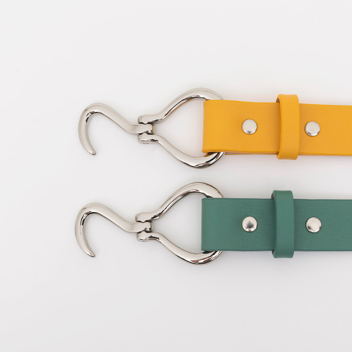 HERRIE HOOK BELT / THUG｜サドルレザー使用 フックバックルベルト