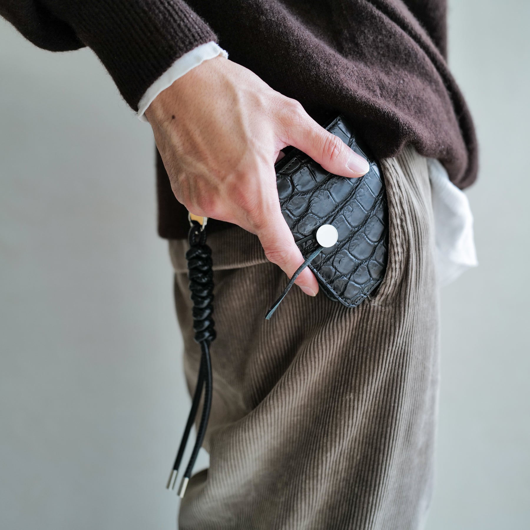 CRISTY WIND COMPACT WLT / CROCO｜クロコダイル ミニ財布｜ITTI