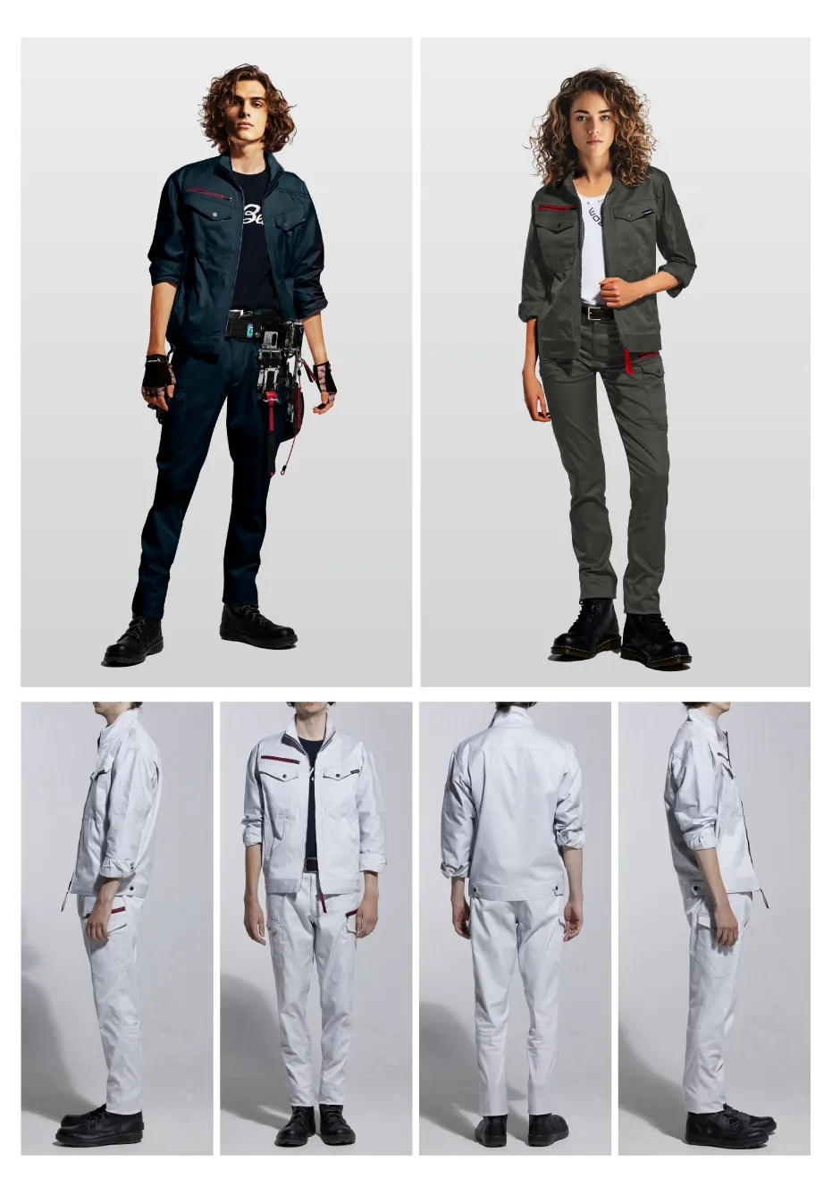 Z-DRAGON】73402 エコストレッチノータックカーゴパンツ[2024年秋冬