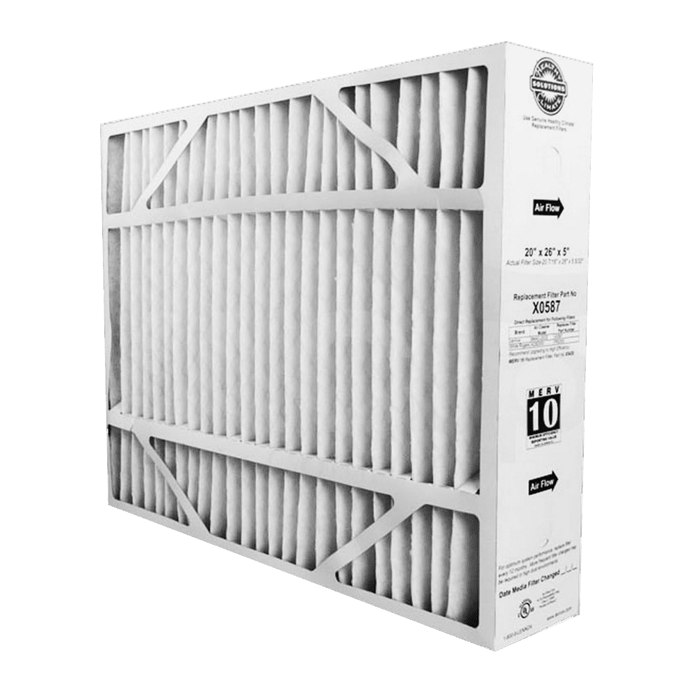 Lennox X0587 BMAC-20CE Pleated Air Filter, 26x20x5, MERV 11