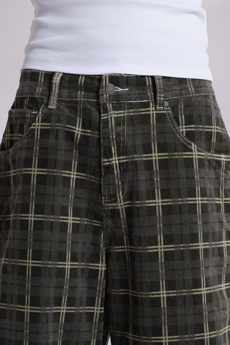 Shop Brooklyn Cord Jumbo Jorts | Jaded London | Clothing