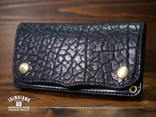 TRWC-AB 堅牢なアメリカバイソンのトラッカーウォレット