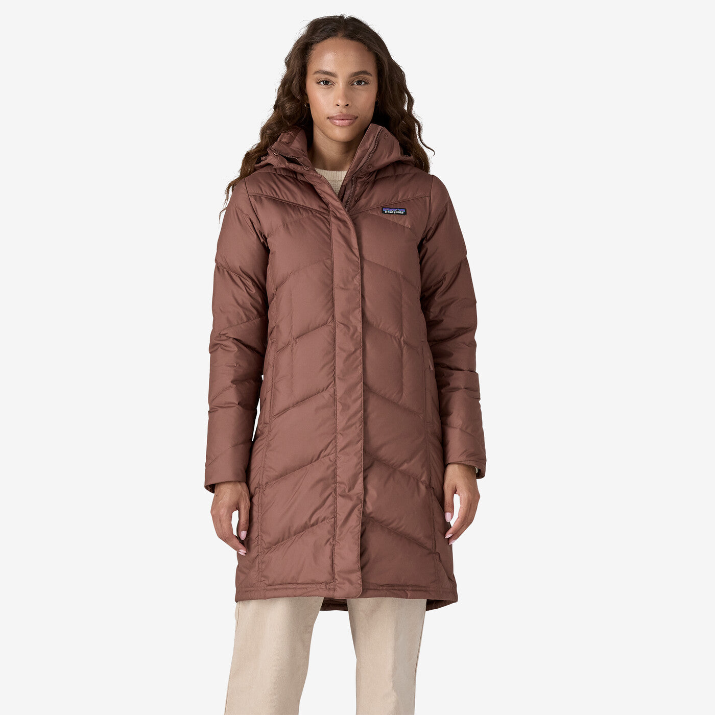 Patagonia Women's Down With It Parka - Dulse Mauve