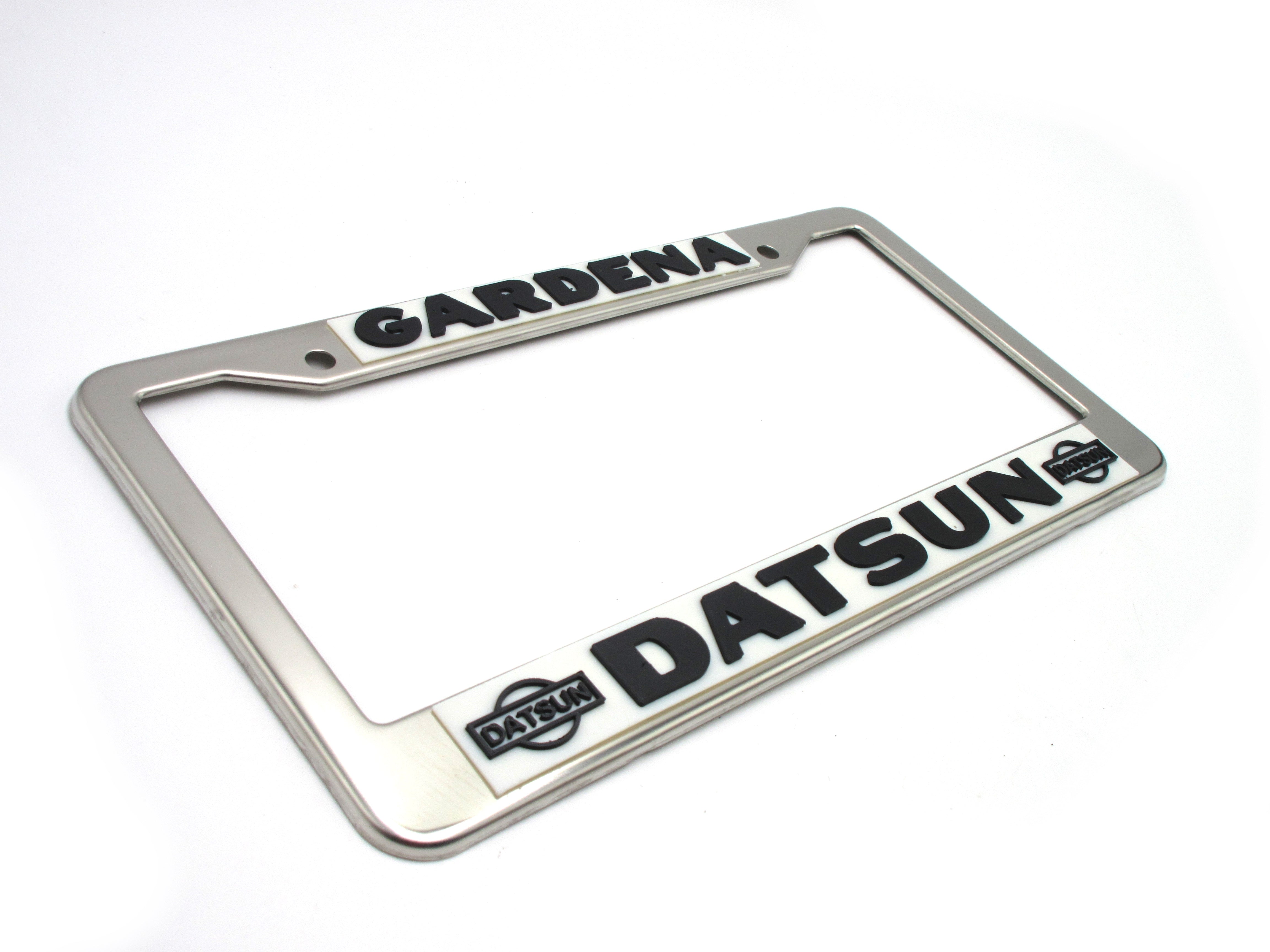 Gardena Datsun License Plate Frame Reproduction – JDM CAR PARTS