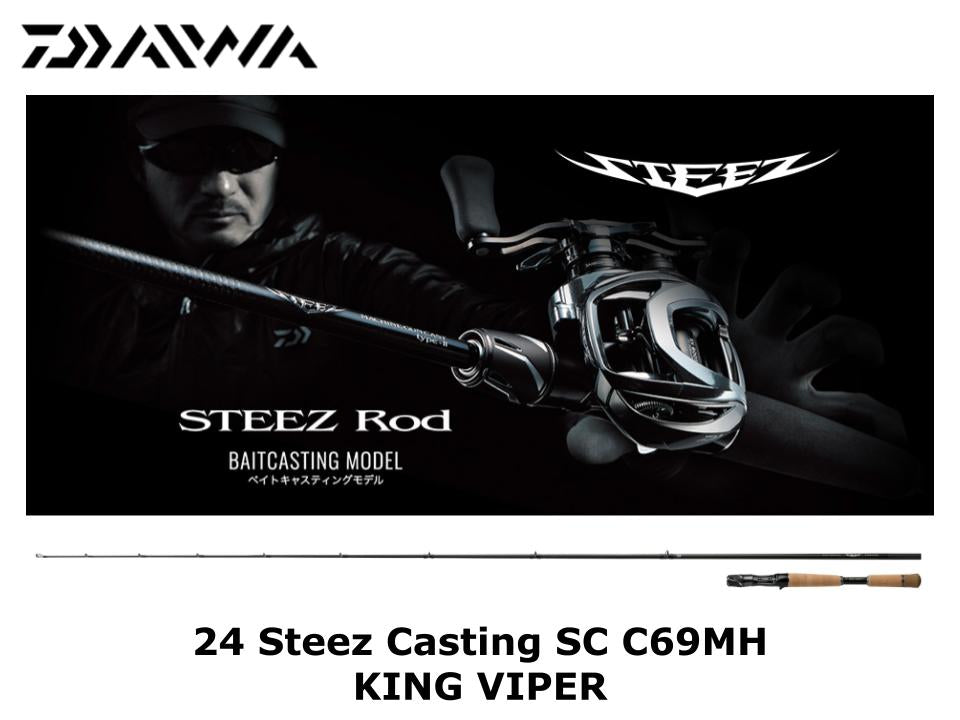 Daiwa 24 Steez Casting SC C69MH KING VIPER – JDM TACKLE HEAVEN