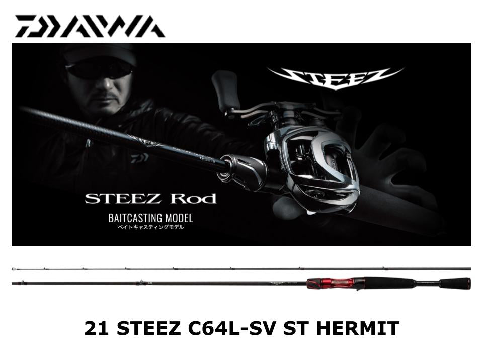 Pre-Order Daiwa 21 Steez Casting C64L-SV ST HERMIT – JDM TACKLE HEAVEN
