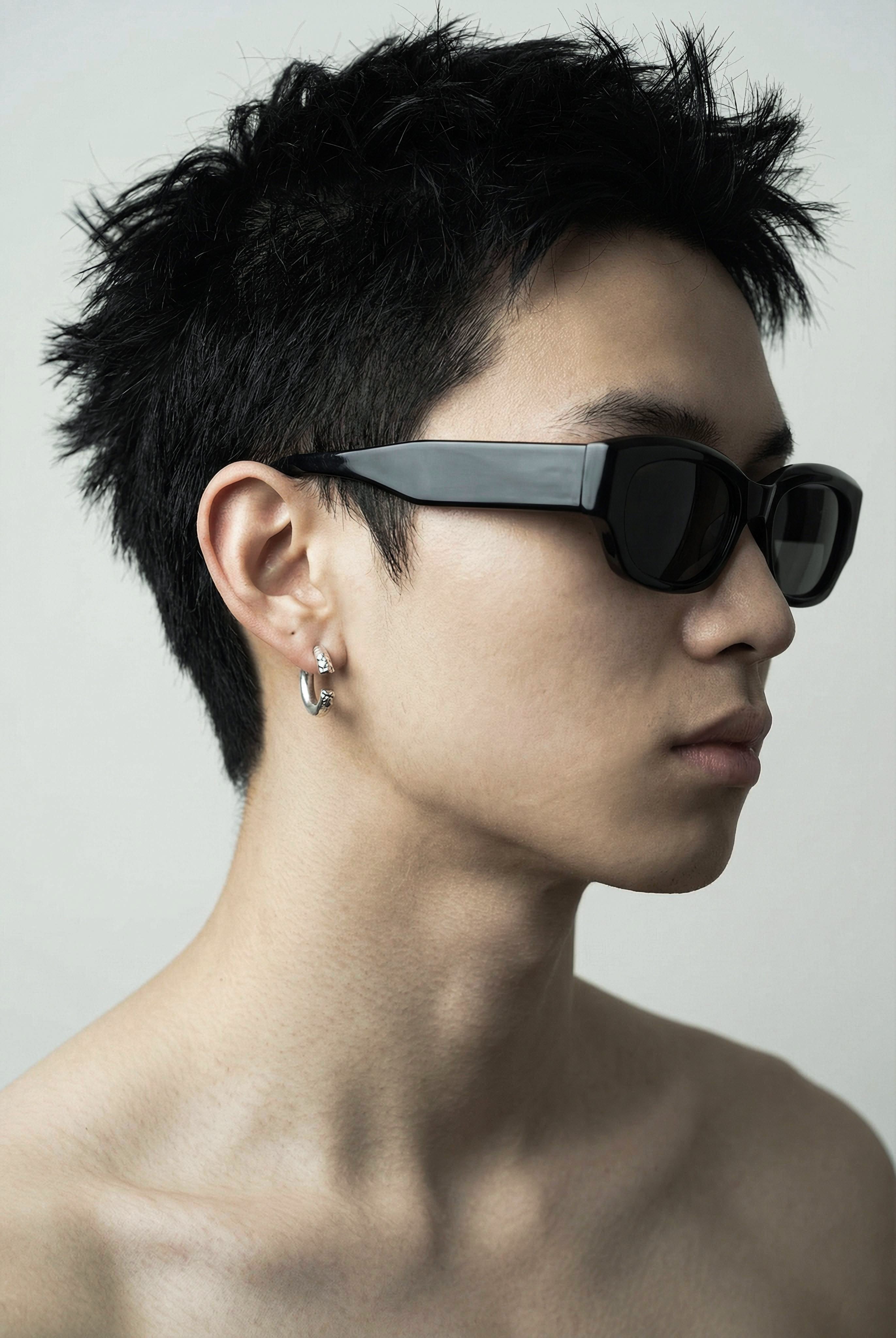 Reverse Hoop Earrings – Silver 925 – Jent Louis