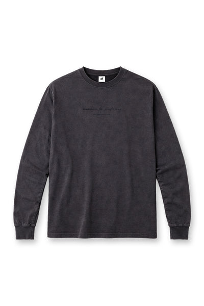 Vintage Wash Long Sleeve T-Shirt - Black – Jed North