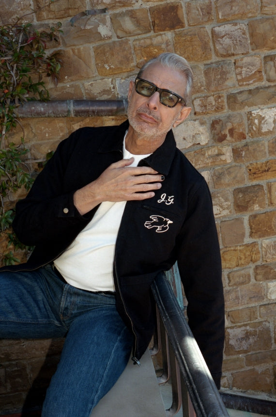 Embroidered Heavy Canvas Jacket. - Jeff Goldblum