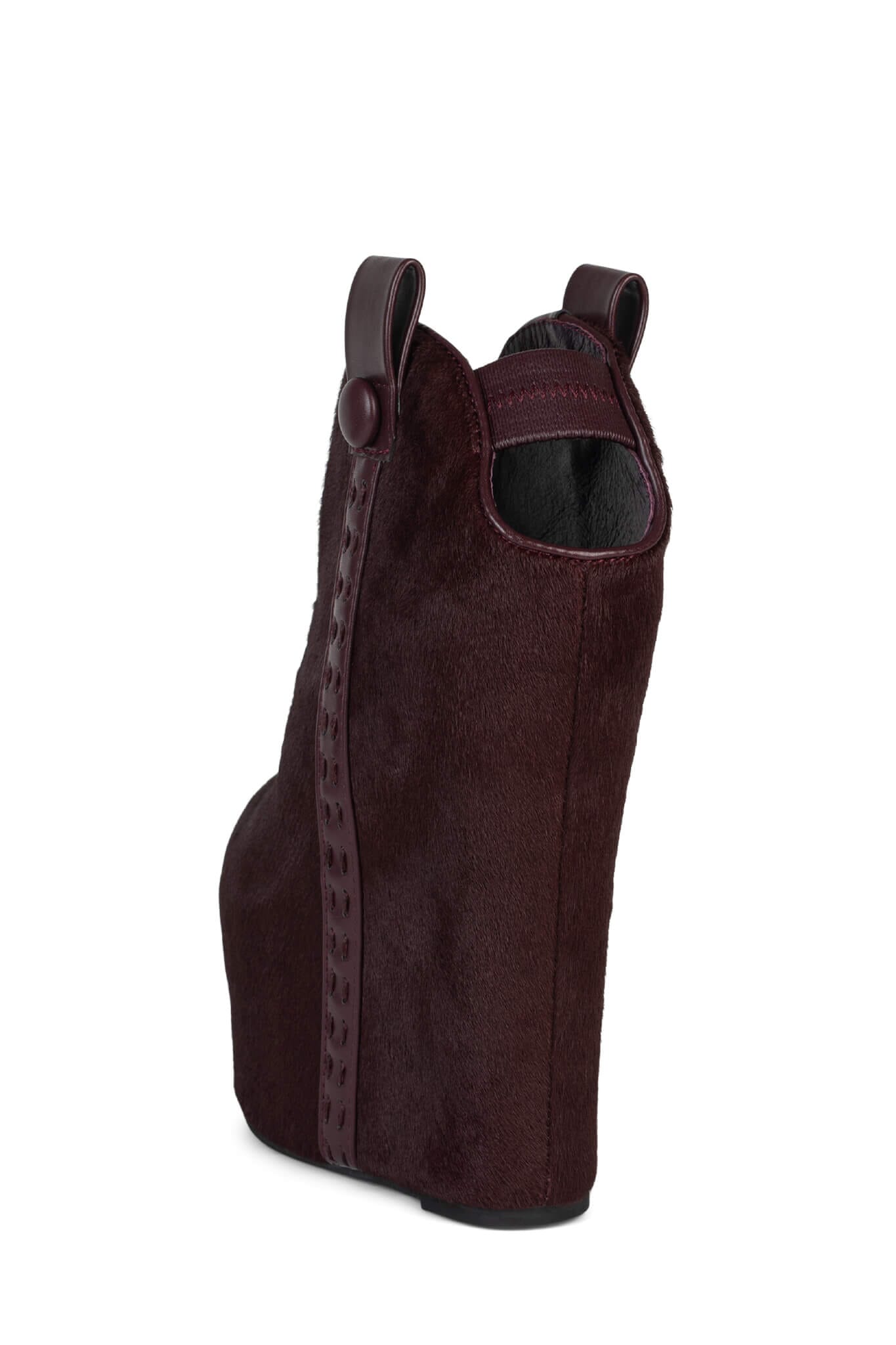 KELSEY-FUR Jeffrey Campbell Platform Bootie