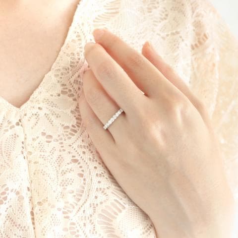 プラチナ ダイヤモンド 0.5ct エタニティリング | L131-050003 | SUEHIRO