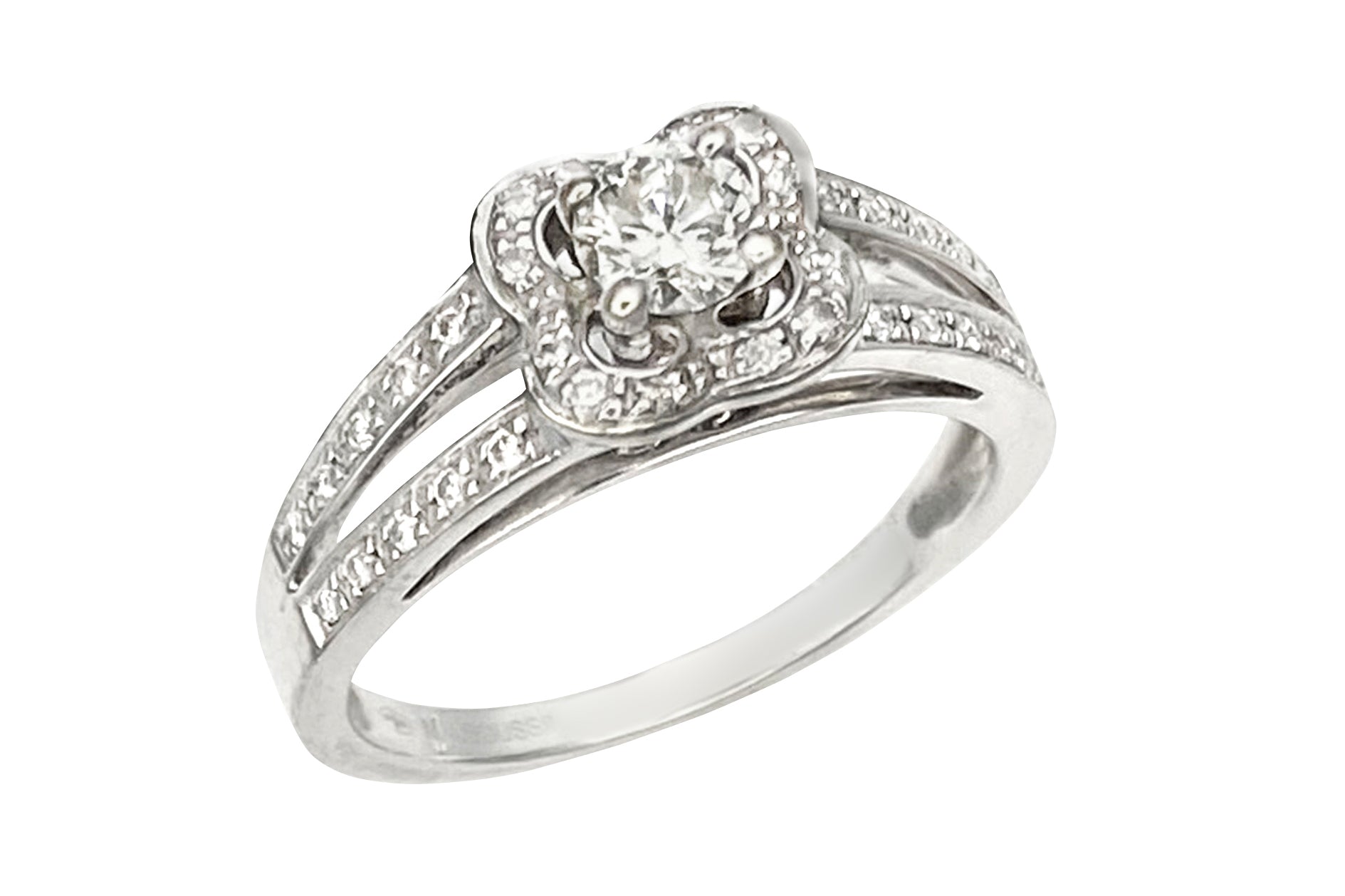 MAUBOUSSIN 【モーブッサン】K18WGダイヤモンドリング (NO.48111