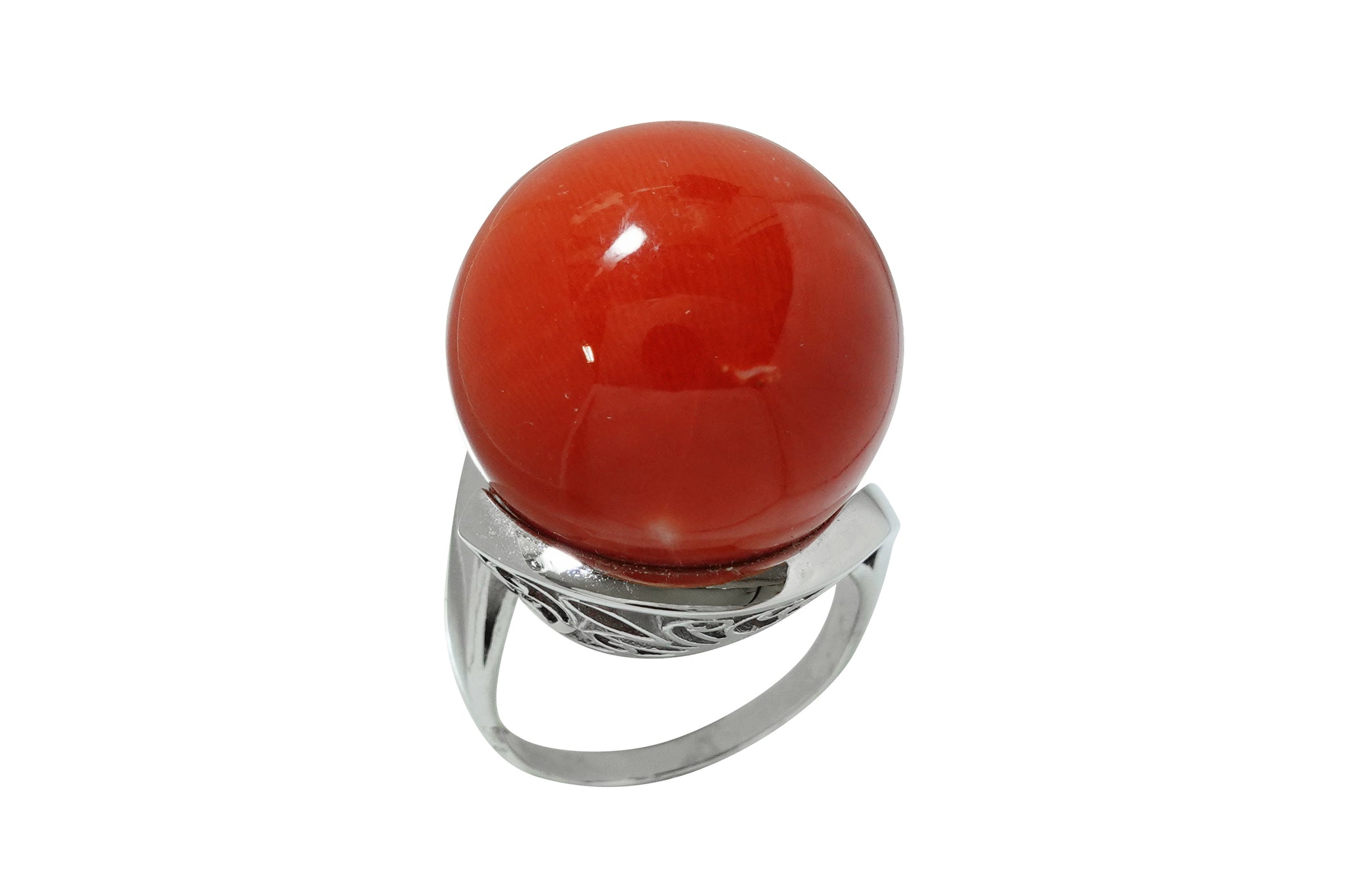 Angels Skin Coral Pt900珊瑚リング (NO.49252) – JEX宝石ギャラリー