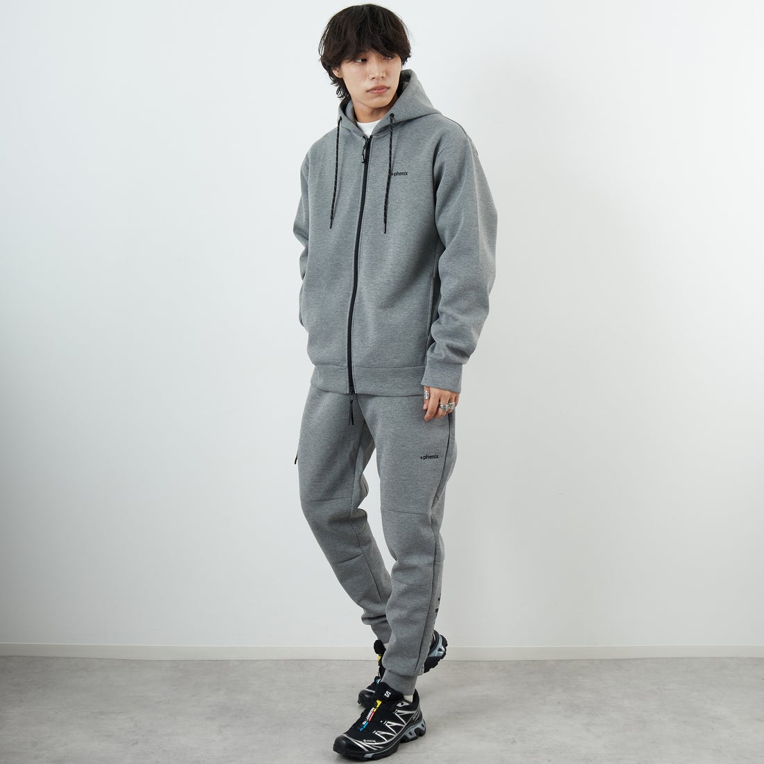 phenix [プラスフェニックス] 別注 ダンボールニット ジップアップ