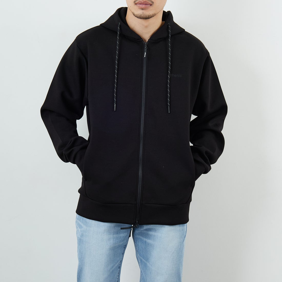 phenix [プラスフェニックス] 別注 ダンボールニット ジップアップ