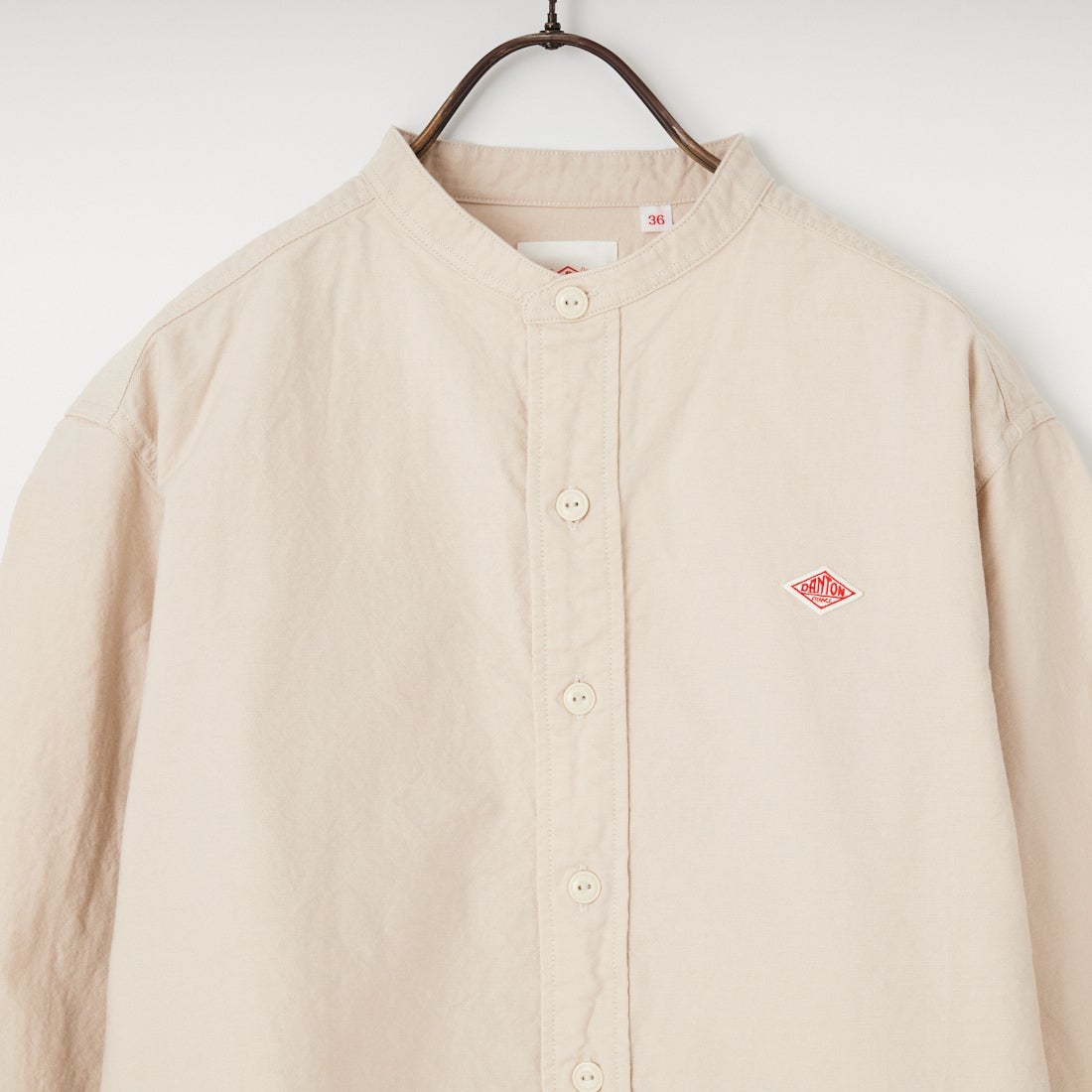 DANTON [ダントン] オックスフォード バンドカラーシャツ [DT-B0279SOX