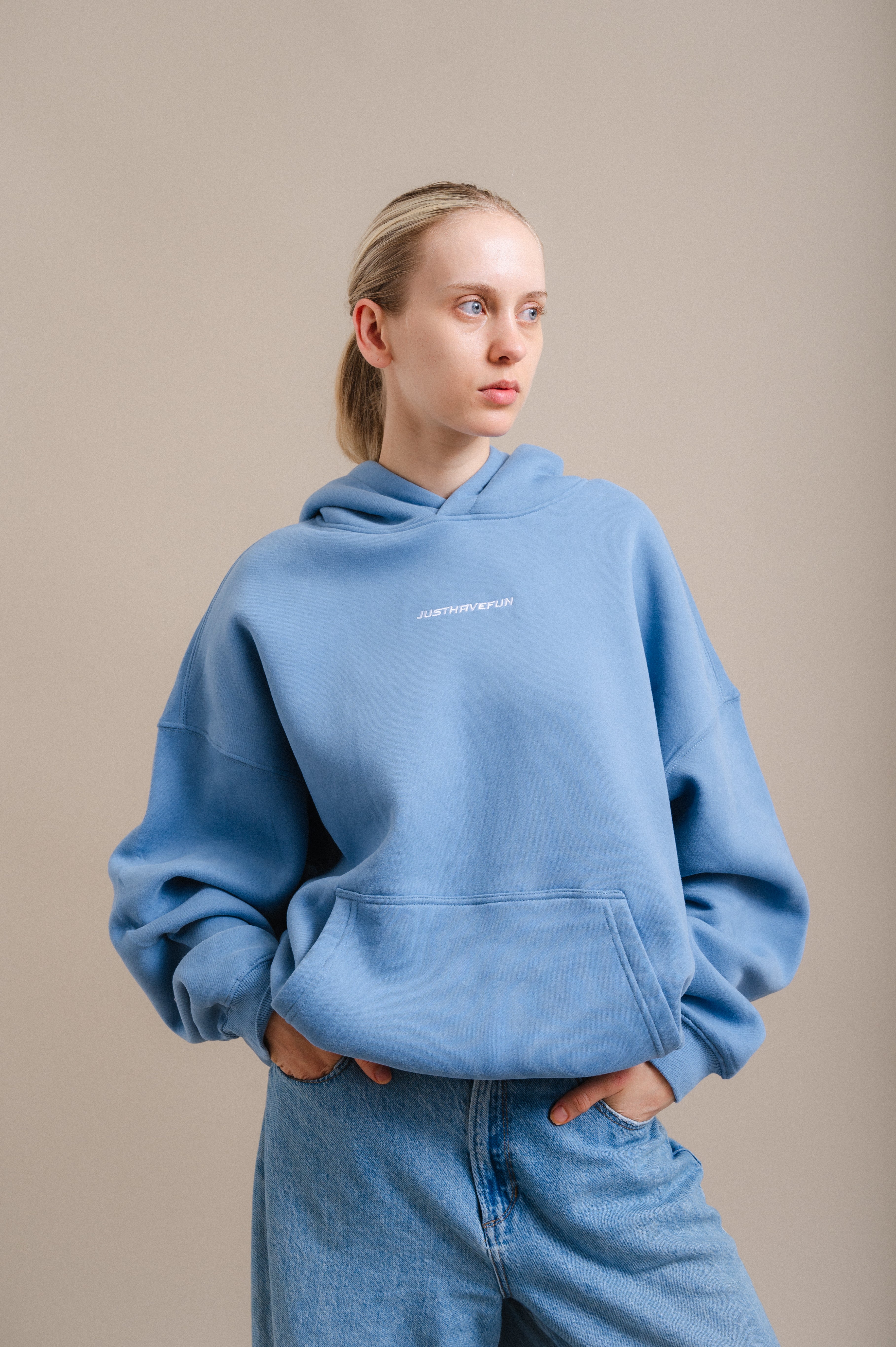 Just Have Fun Hoodie - Twilight Azure – JUSTHAVEFUNAPPAREL