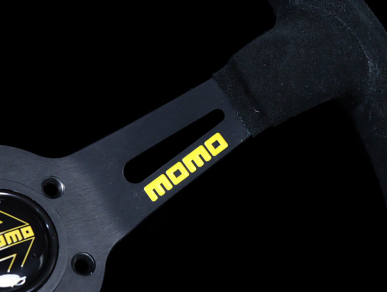 Momo Mod 08 350mm Suede Steering Wheel - JHPUSA