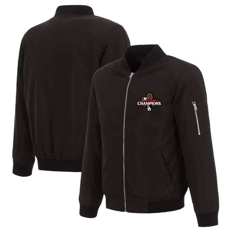 Los Angeles Dodgers 2024 World Series Champions Nylon Full-Zip