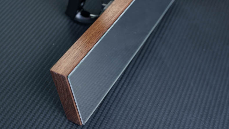 ジムニーのウッドカスタム「ウォールナット製ルームミラー（ウッド