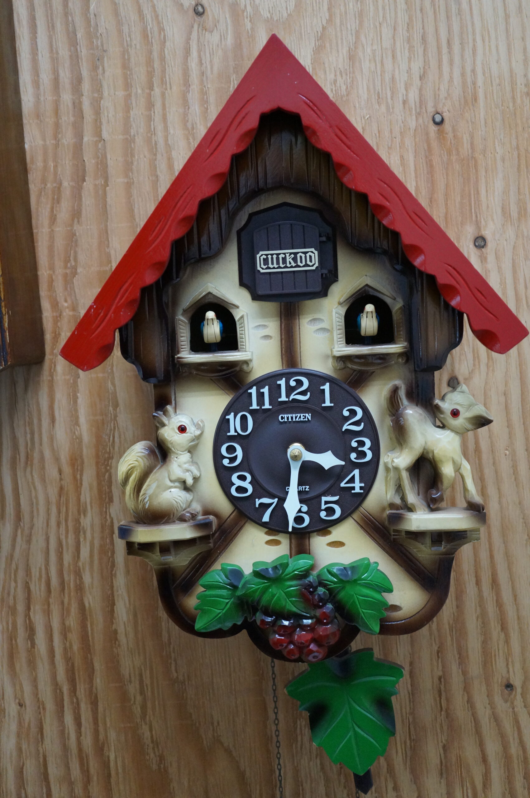 No.2876 CITIZEZ（シチズン）鳩時計を修理しました | 時光堂 富山の