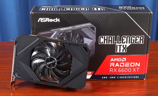 ASRock Radeon RX 6600 XT Challenger ITX」をレビュー。全長179mmで