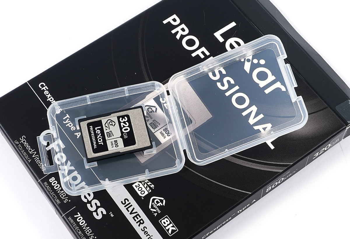 Lexar CFexpress Type A SILVER 320GB」をレビュー | 自作とゲームと