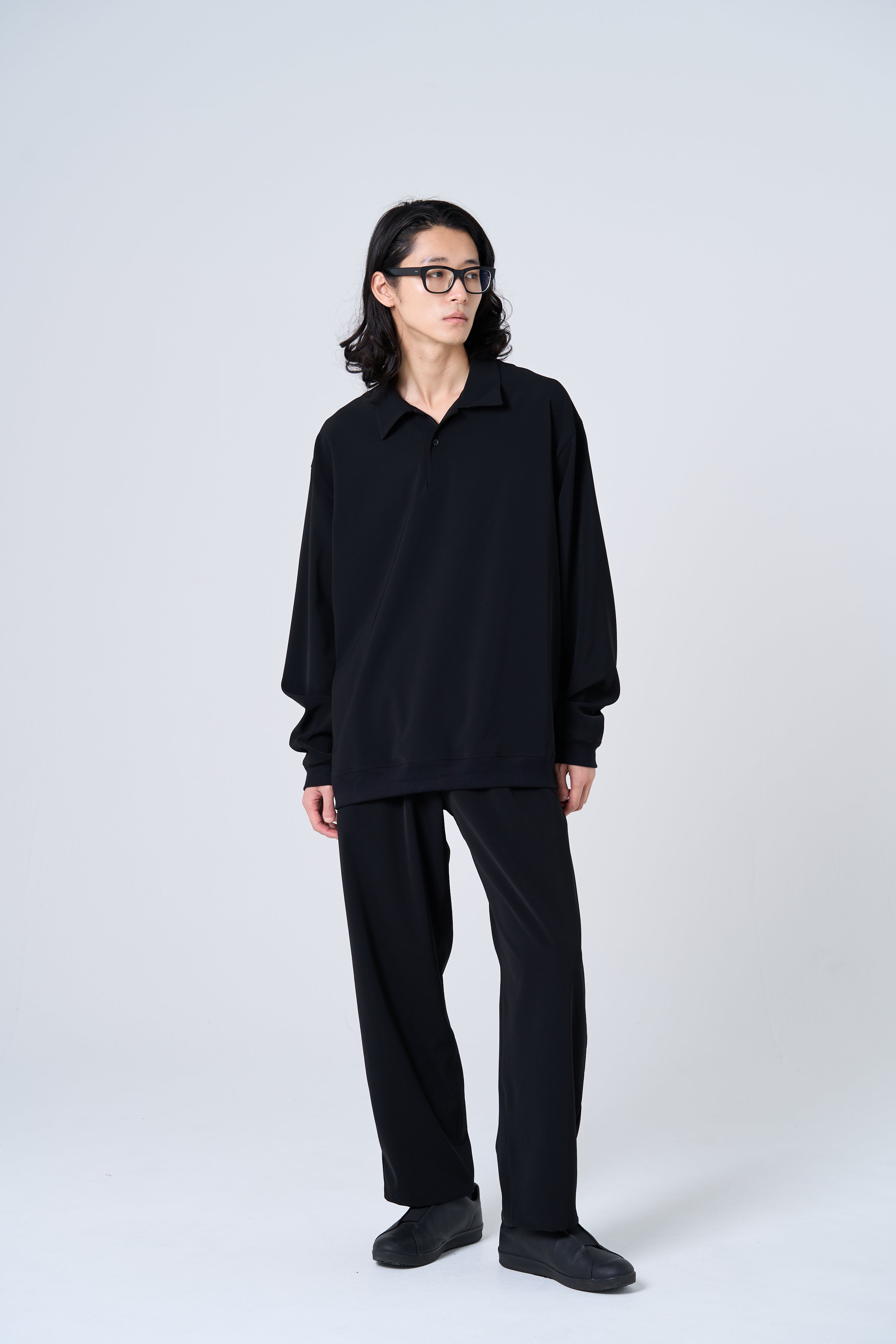 TP-03 Comfortable long-sleeve polo shirt – jocund