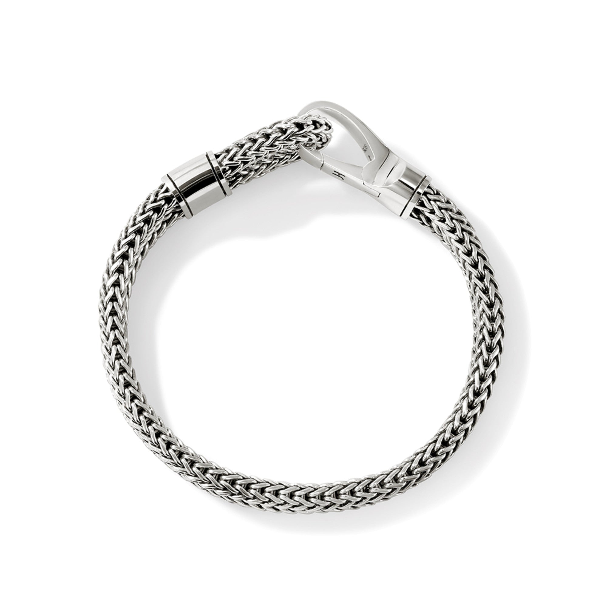Hook Clasp Bracelet, Silver, Double Row|BU901238 – John Hardy