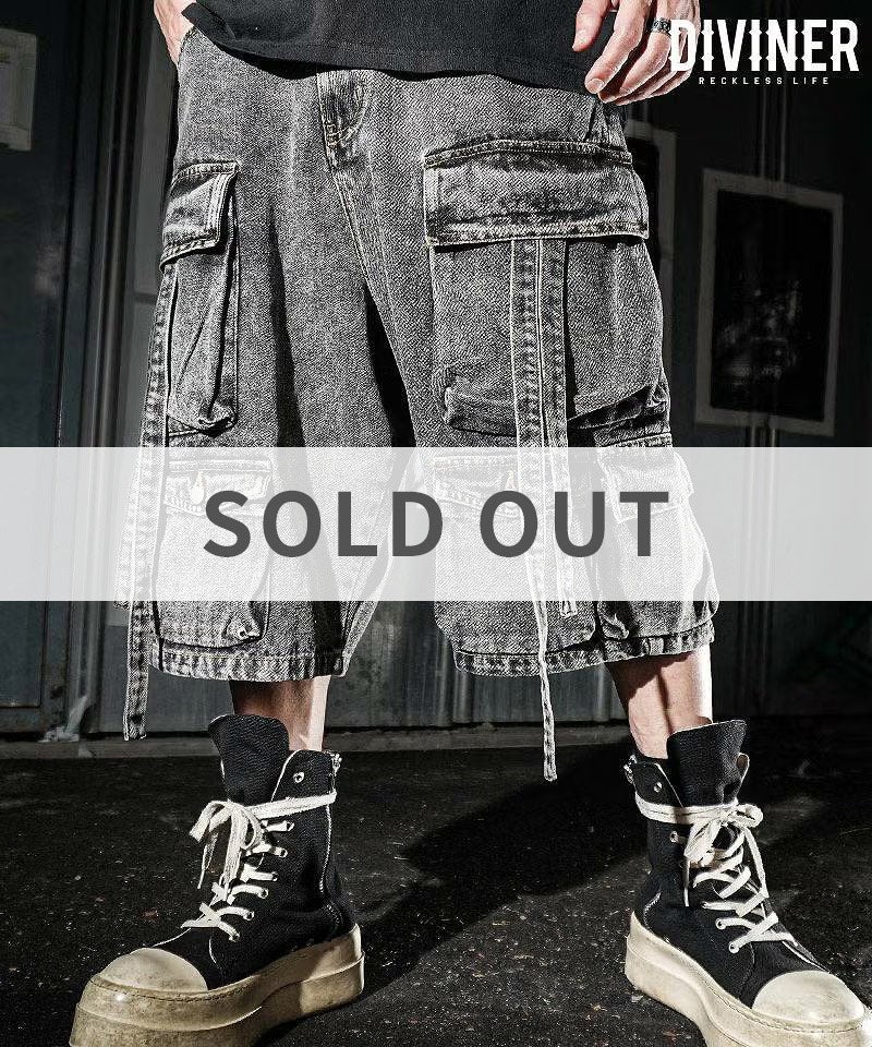 Multi Pocket Cargo Denim Shorts ボトムス｜【公式】DIVINER