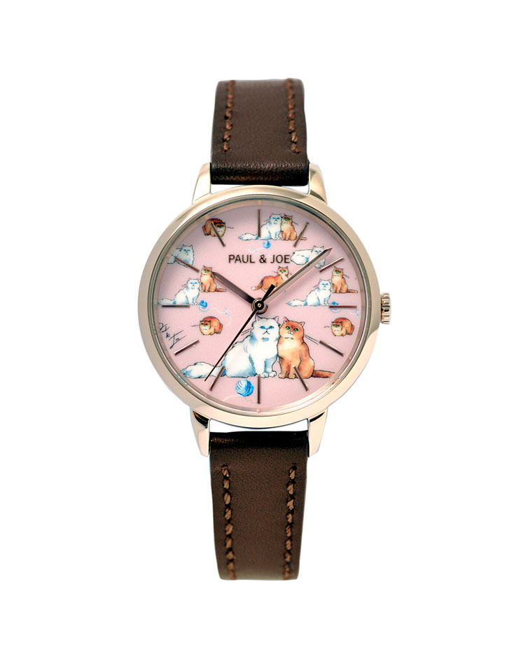 PAUL & JOE 女性用腕時計 さくら ポール＆ジョー レディース 腕時計 猫 桜 PJ7P29-B04SA (PAUL & JOE