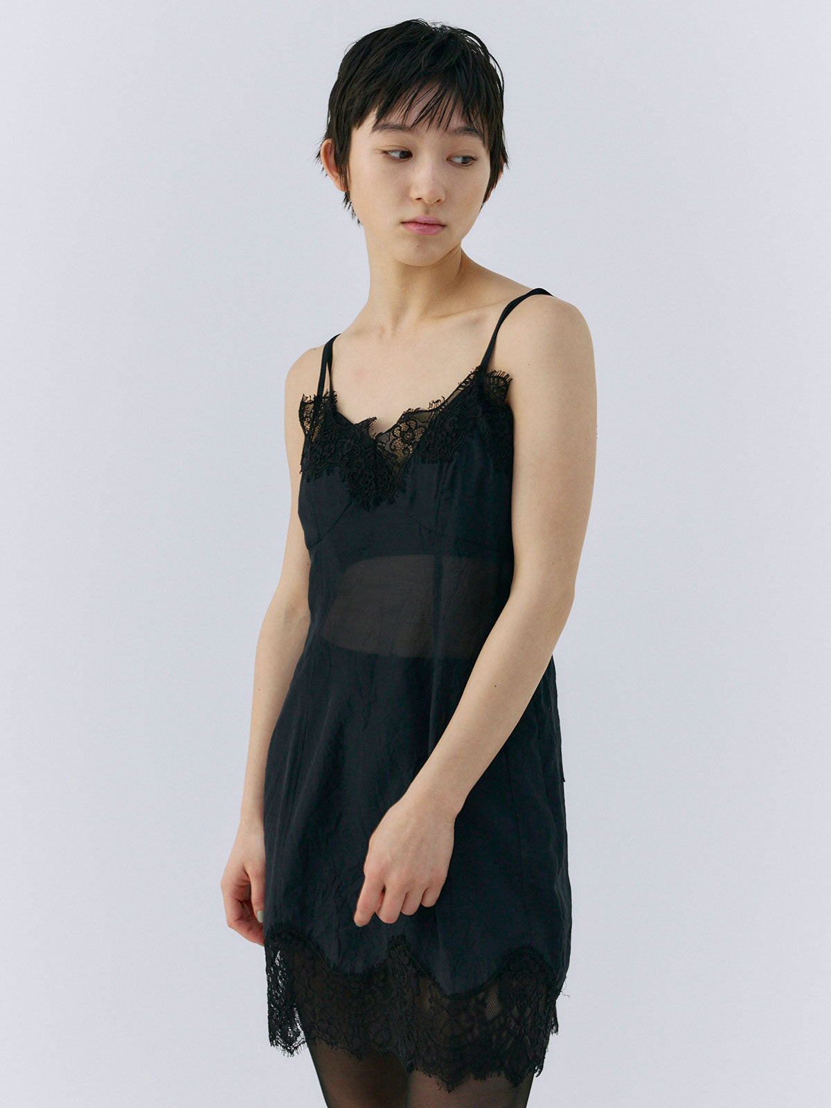 SHEER TRIMMING LACE CAMISOLE – JOSEMOON