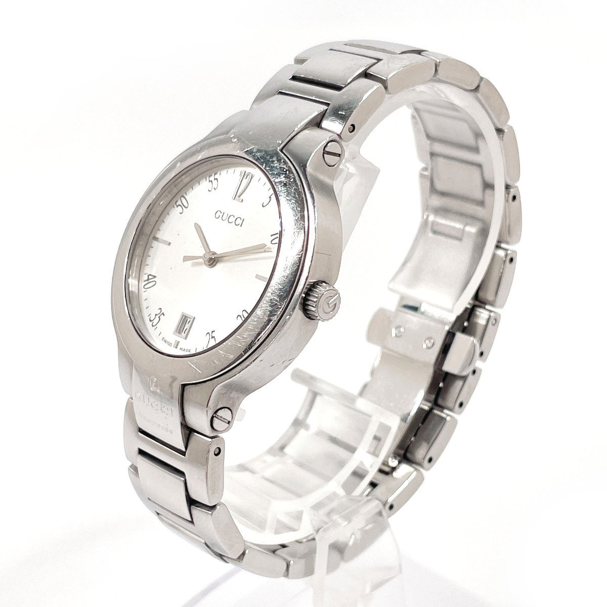 GUCCI Watches 8900M Stainless Steel/Stainless Steel Silver mens