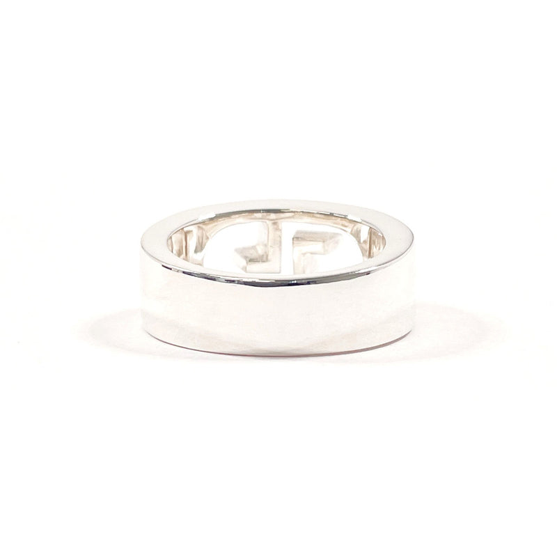 GUCCI Ring Double G logo Silver925 #US 5 3/4 Silver unisex Second
