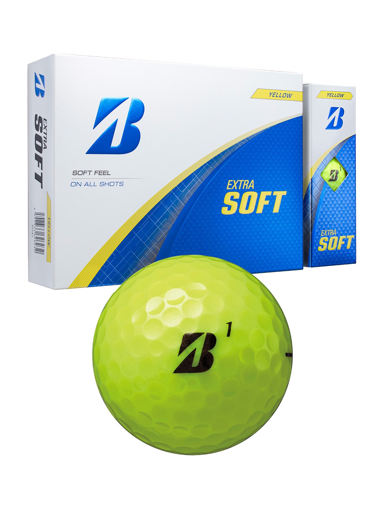 無料オウンネーム】EXTRA SOFT（イエロー） [3ダース：36個](イエロー