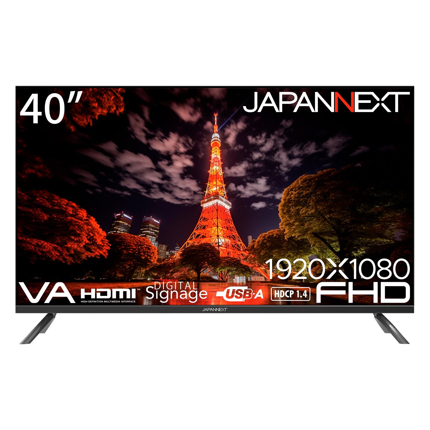 Amazon.co.jp限定】JAPANNEXT 40インチ VAパネル搭載 フルHD(1920x1080