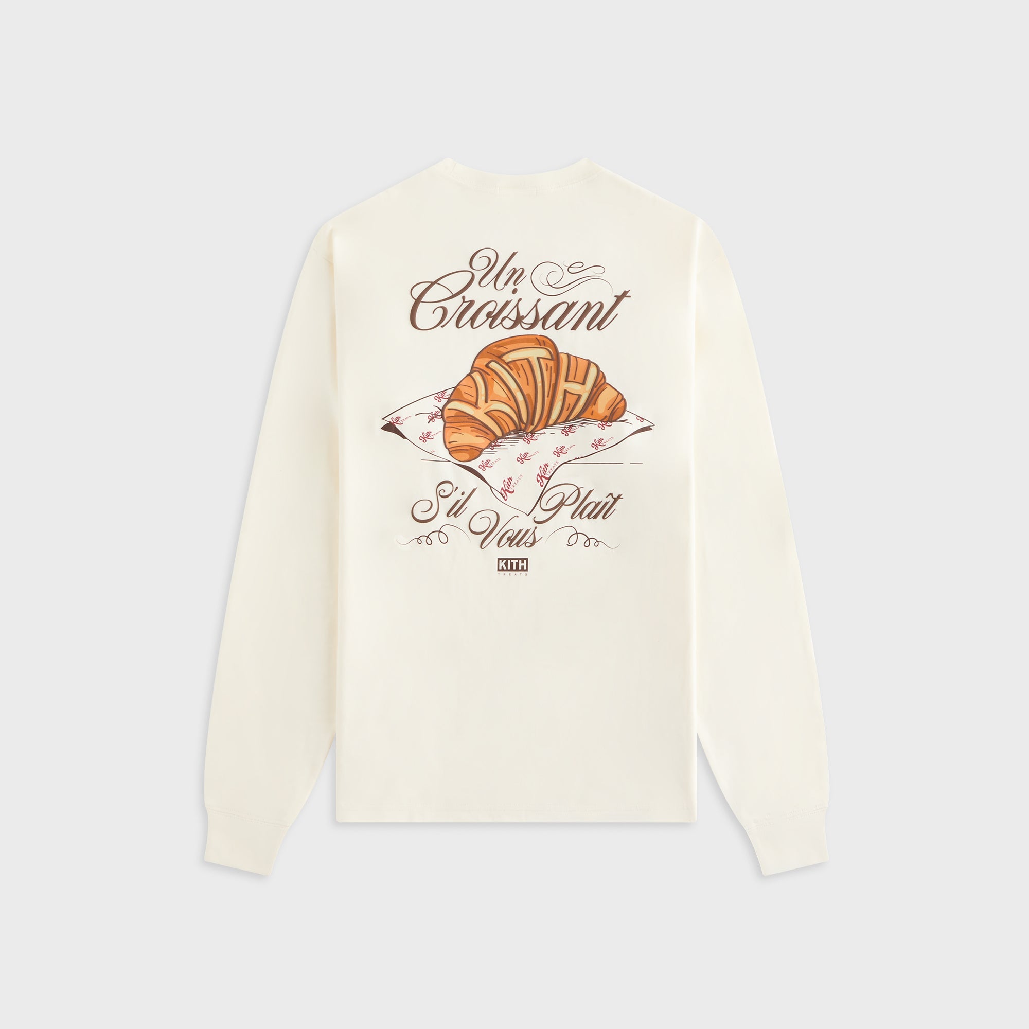 Kith Treats Croissant Long Sleeve Pocket Tee - Sandrift – Kith Japan