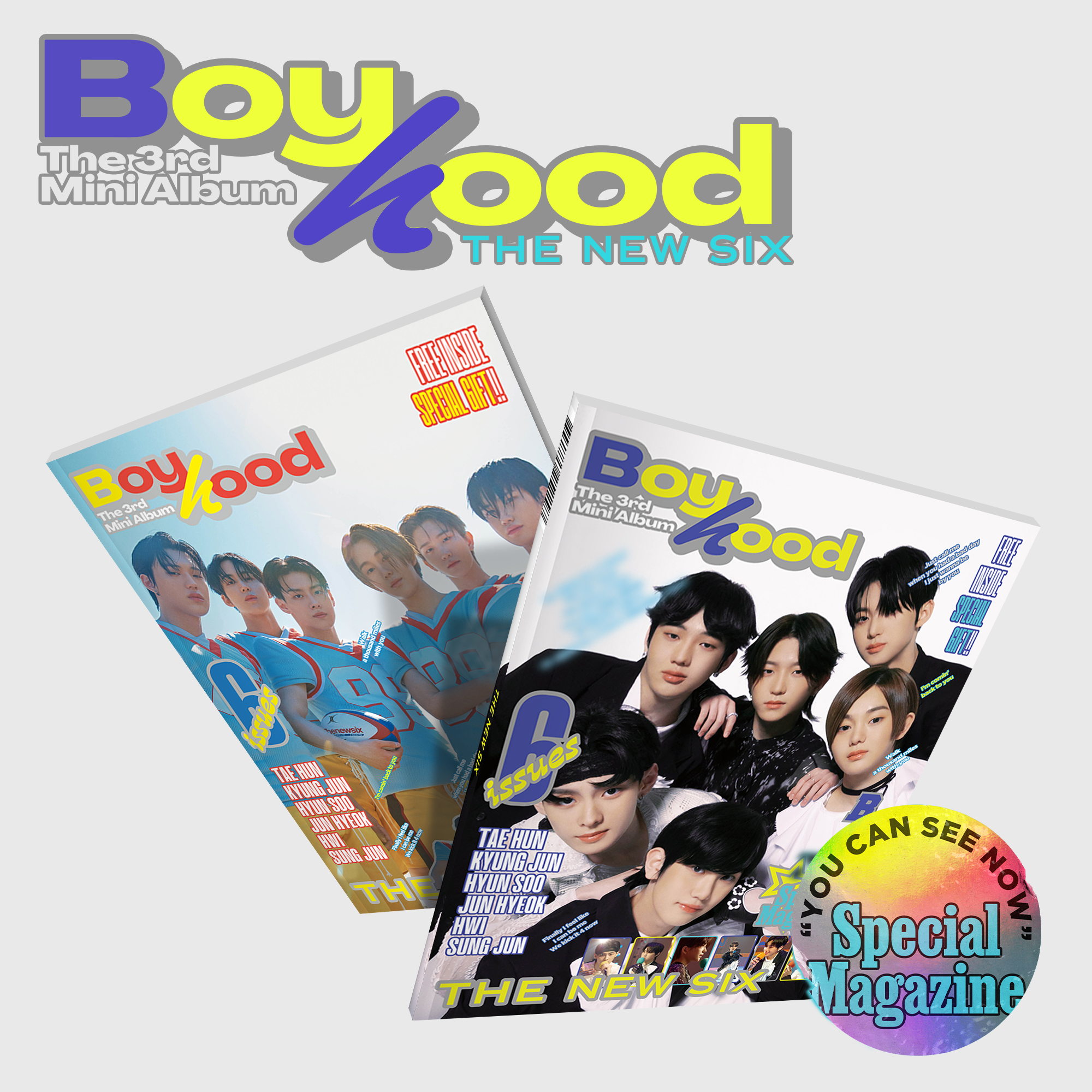 jp.ktown4u.com : THE NEW SIX (TNX) - ミニアルバム3集 [BOYHOOD