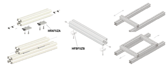 HFAFSZA6 | アルミフレーム用スライダ ザグリタイプ | ミスミ | MISUMI