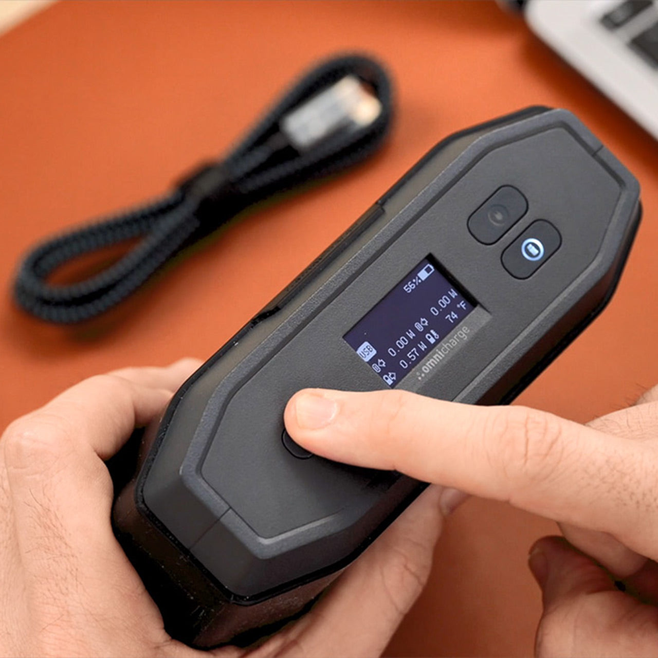 Large-Capacity Power Bank | 38,400 mAh | Omnicharge