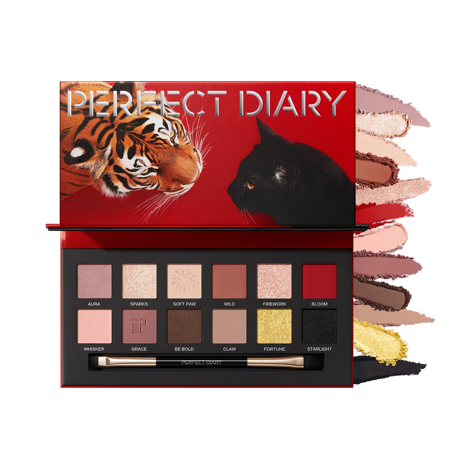 PERFECT DIARY (パーフェクトダイアリー) エクスプローラ 12色動物アイ