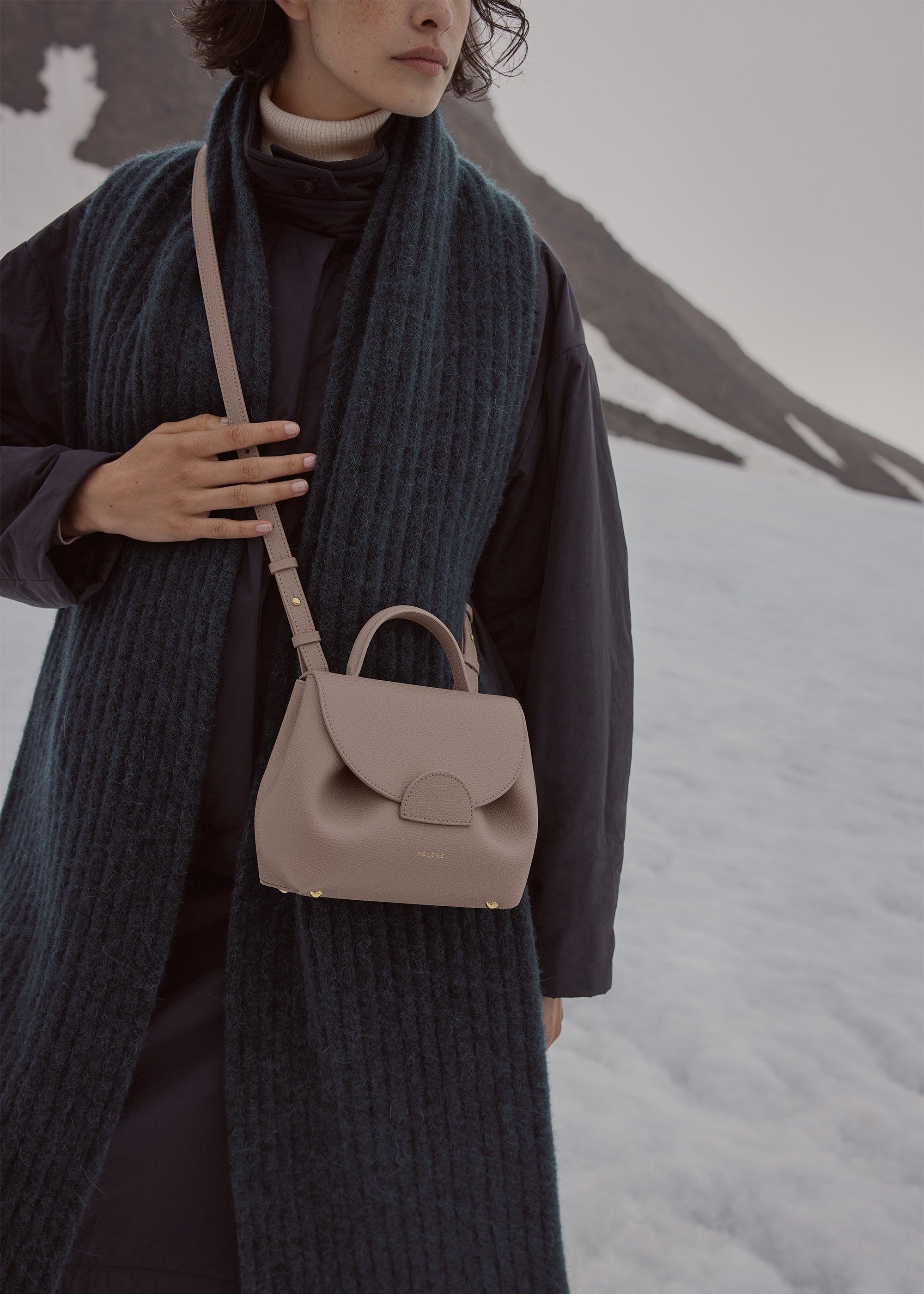 Polène | バッグ - Numéro Un Nano -トープ テクスチャード