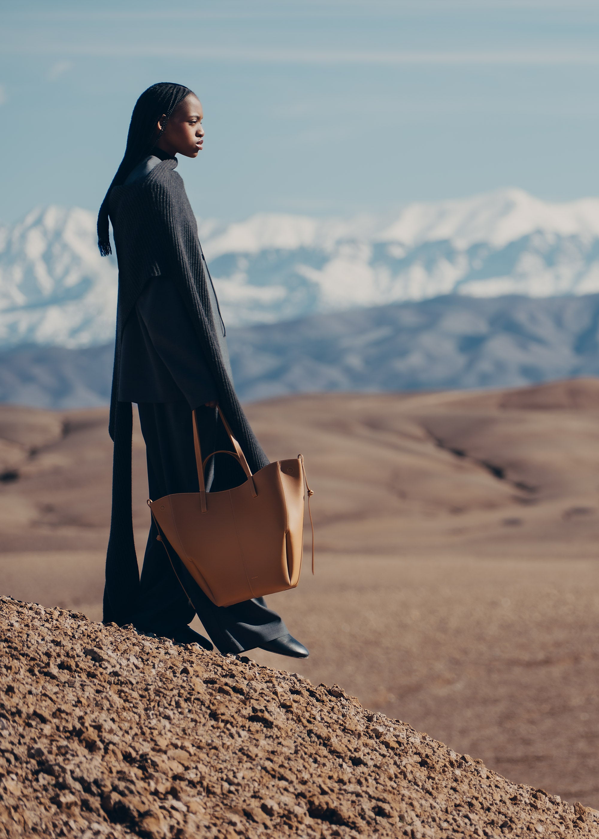 Polène | バッグ - Cyme Tote - テクスチャード キャメル