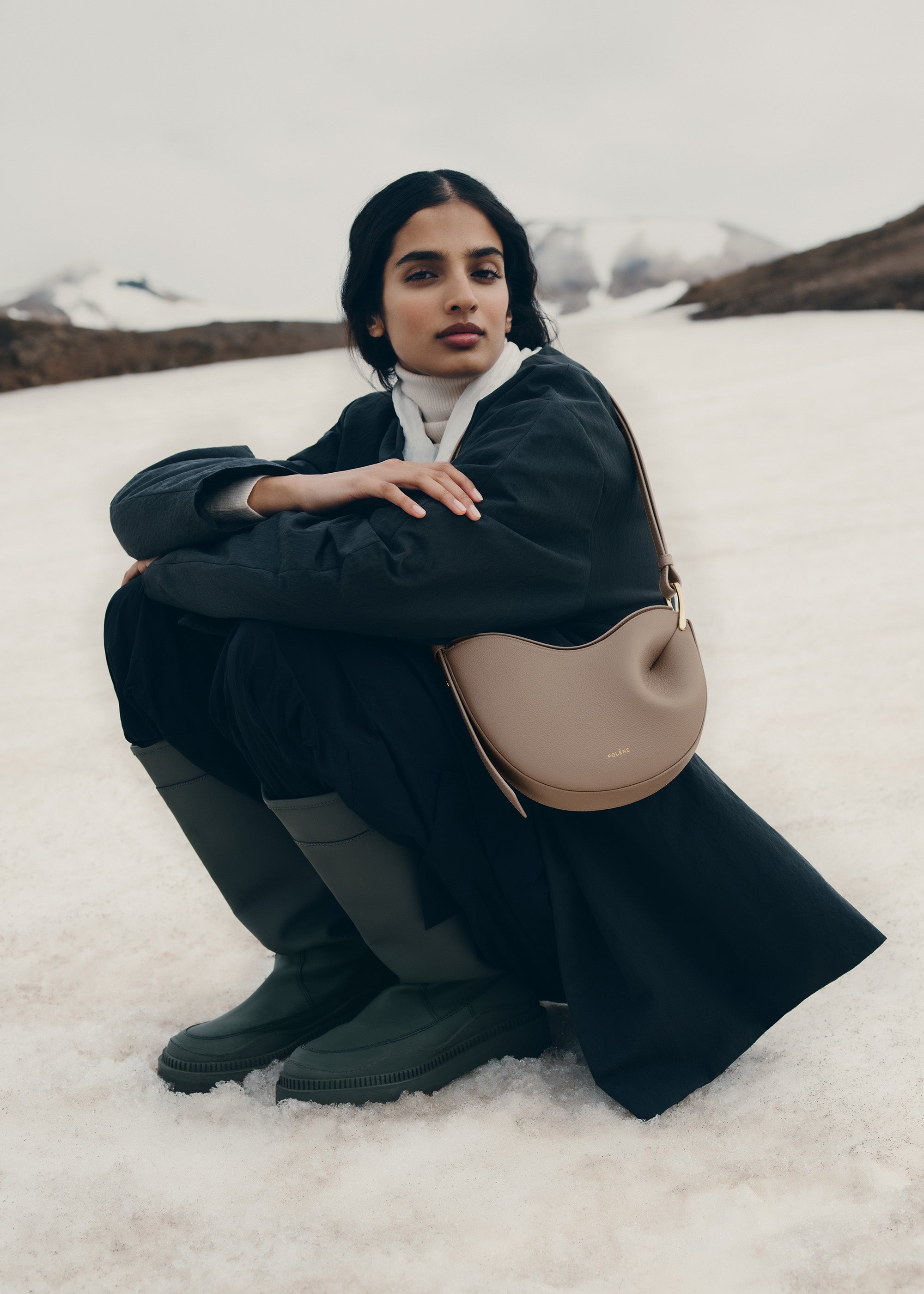 Polène | バッグ- Tonca -トープ テクスチャード