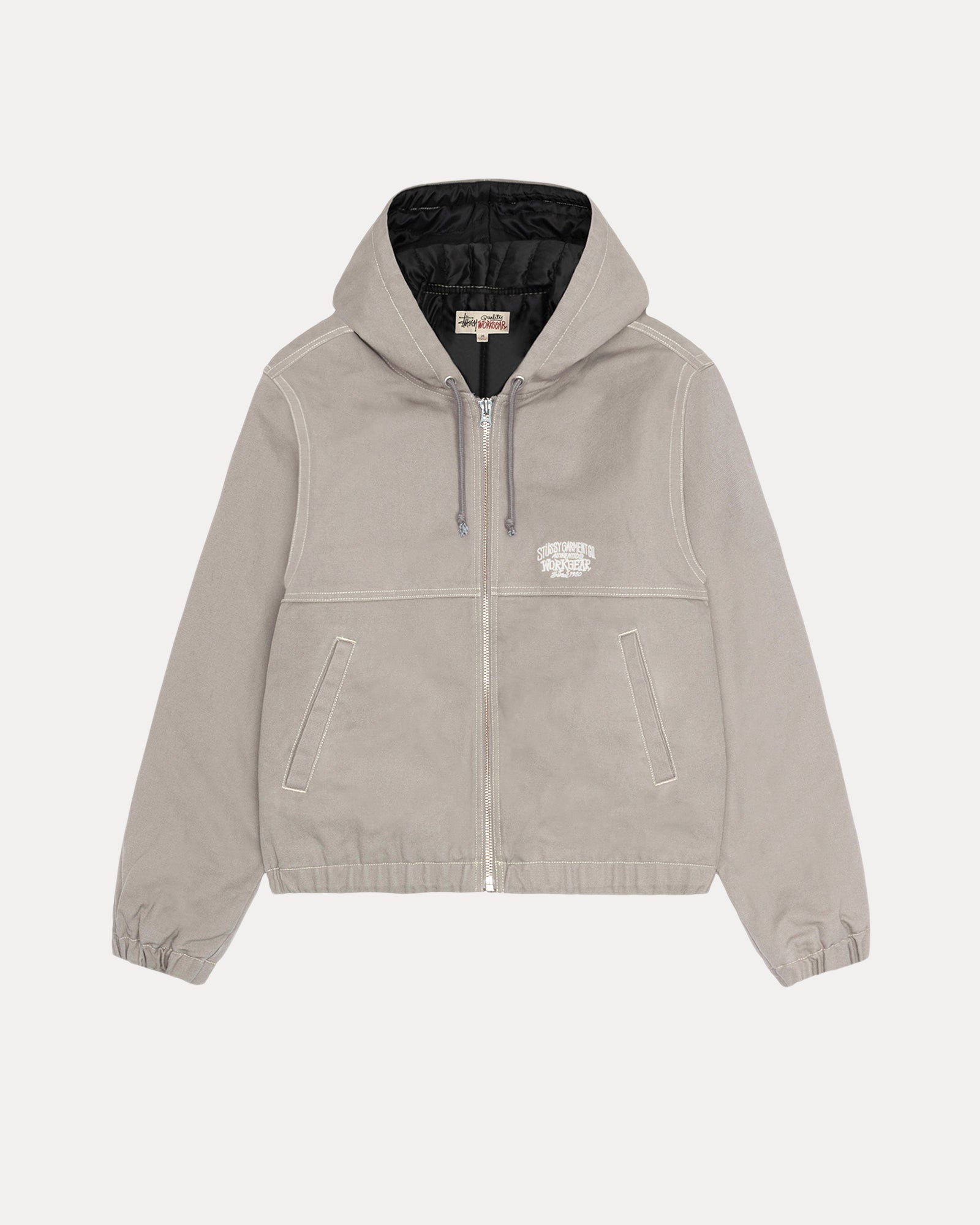 Work Jacket Contrast Stitch – Grey | Outerwear | Stüssy Japan
