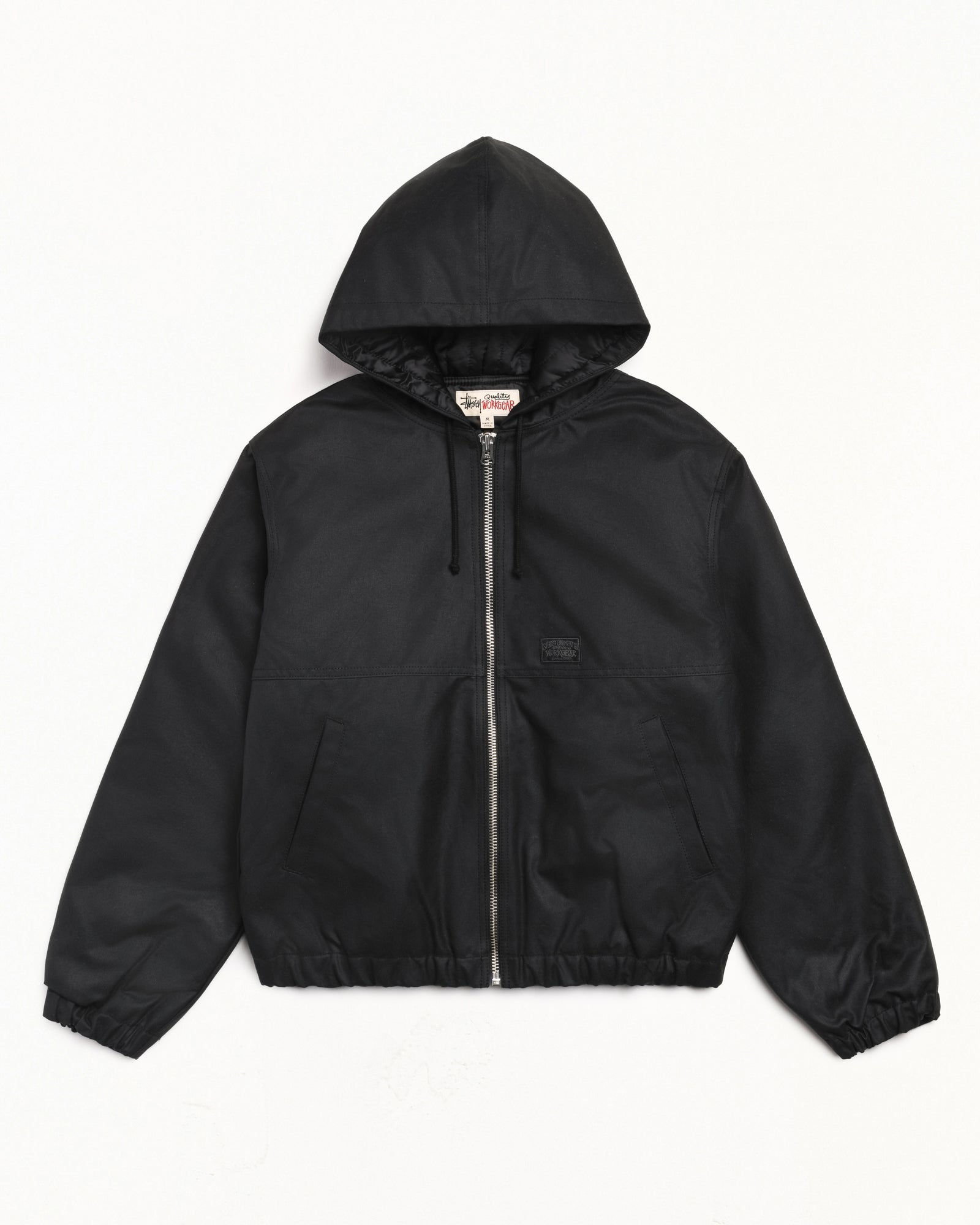 Waxed Cotton Work Jacket – Black | Outerwear | Stüssy Japan
