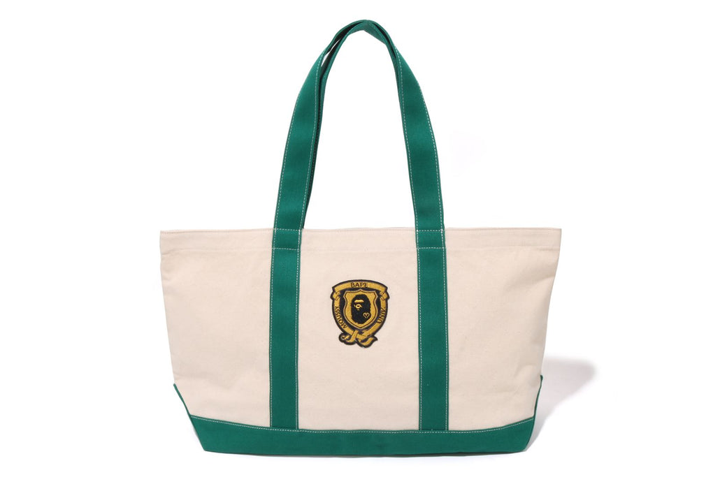 BAPE X MOUSSY 】EMBLEM TOTE BAG | bape.com